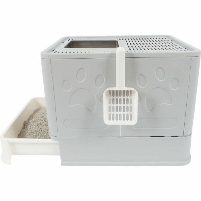 Arenero para Gatos MPETS SILE TOP Gris Plástico 2
