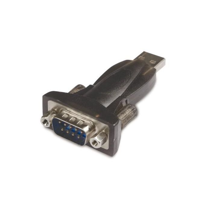 MicroConnect FT232RL - Convertidor USB 2.0 a Serie (DSUB 9), Chipset FTDI, Conector Macho/Macho, Color Negro