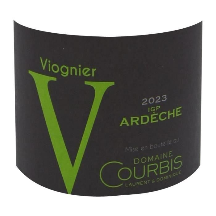 Domaine Courbis 2023 Ardeche Viognier - Vino blanco del valle del Ródano 1