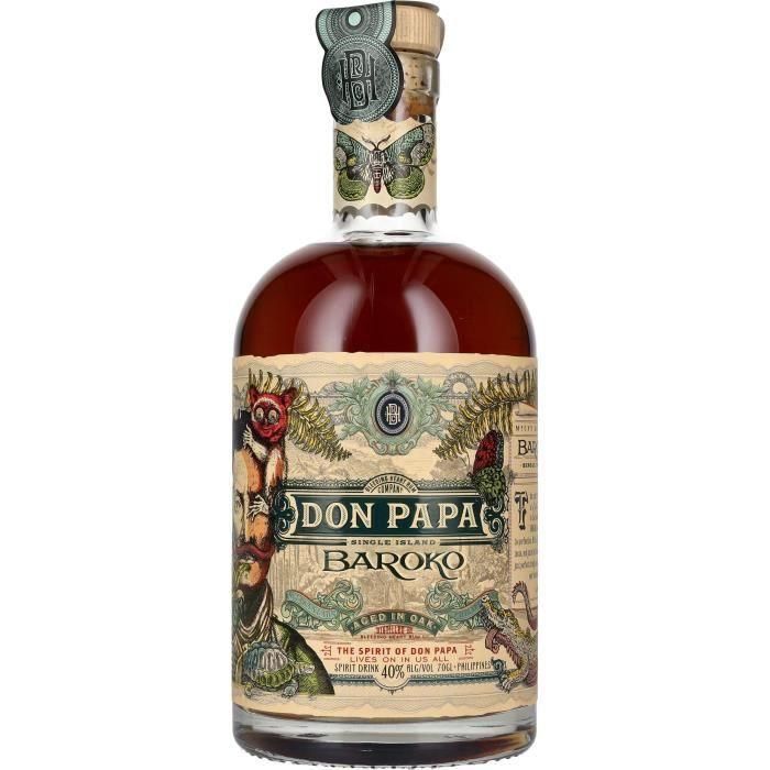 Don Papa - Baroko - Bebida espirituosa - Ron - 40,0% Vol. - 70cl 1