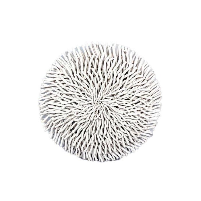 Decoracion Pared Mediterraneo DKD Home Decor Blanco 8 x 80 x 80 cm