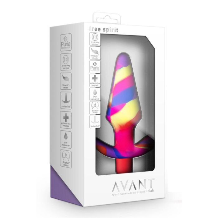 Plug Anal Blush Avant Free Spirit Scarlet Multicolor 1 Plug Anal Blush Avant Free Spirit Scarlet Multicolor 1