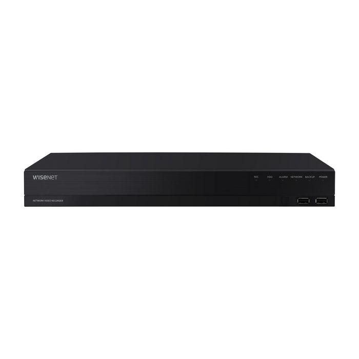 Hanwha Grabador de red NVR 16 canales, 16 puertos PoE 80Mbps HDMI/VGA H.265 2HDD. Wisenet serie A 3 Hanwha Grabador de red NVR 16 canales, 16 puertos PoE 80Mbps HDMI/VGA H.265 2HDD. Wisenet serie A 3