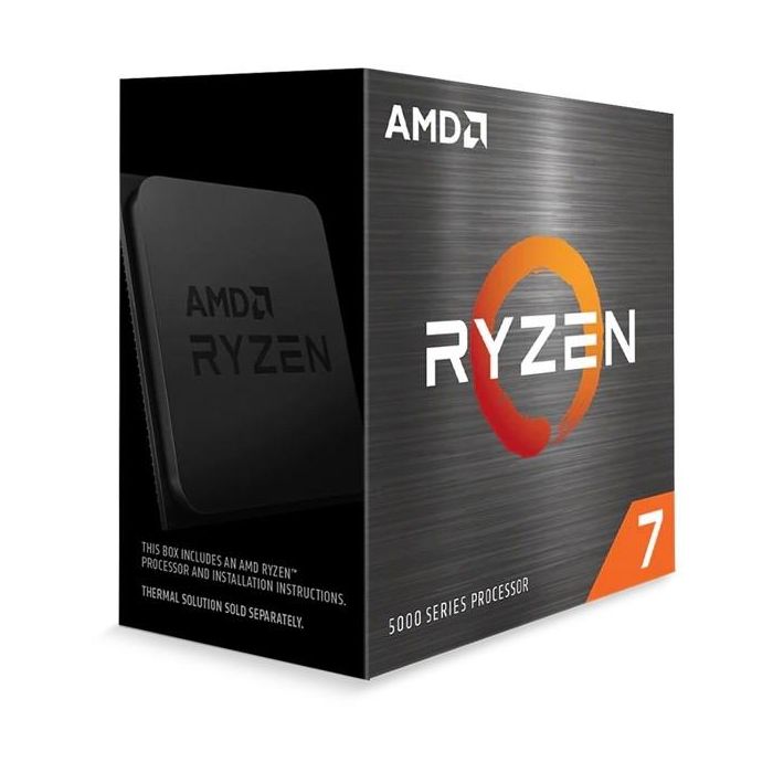 AMD Ryzen 7 5700 Procesador de Escritorio, Socket AM4, 3.7GHz (Max 4.6GHz), 8 Núcleos, 16 Hilos, 16MB Caché L3