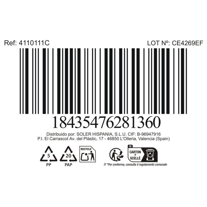 La Mediterranea Bol Calobra Crema de 15.5 cm de ancho, ideal para tu mesa. Colección 807, para uso diario. (24 Unidades) 3