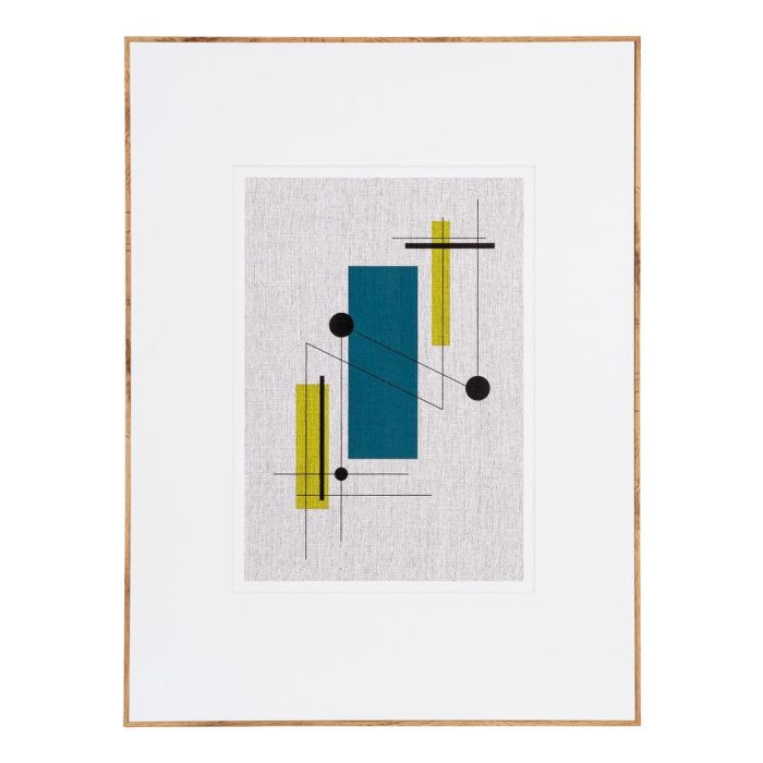 Cuadro Abstracto 2/M Madera Impreso 60 X 3 X 80 cm