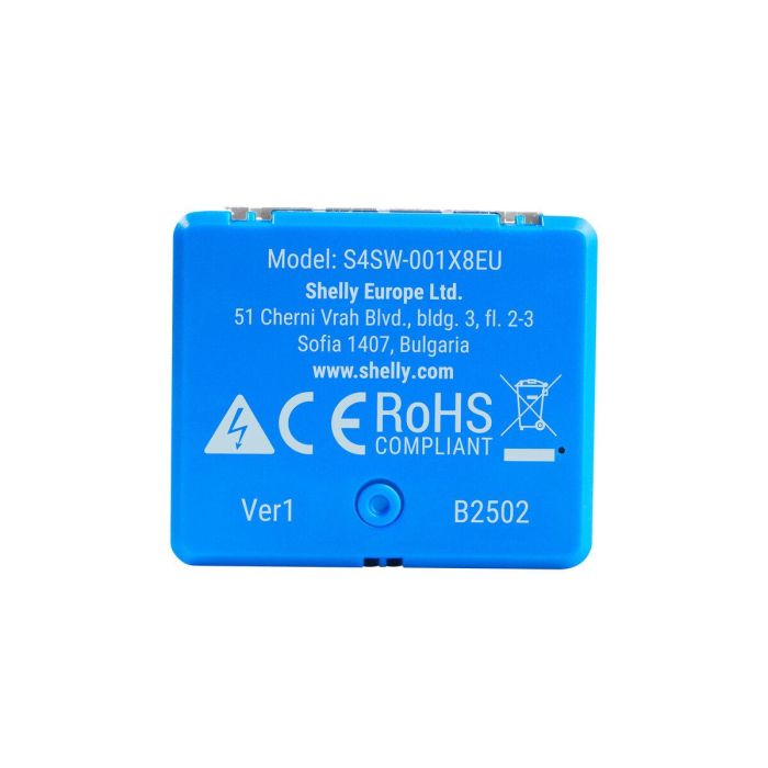 Shelly Relais 1 Mini Gen4 WLAN BT Matter Zigbee 8A Interruptor Inteligente 5
