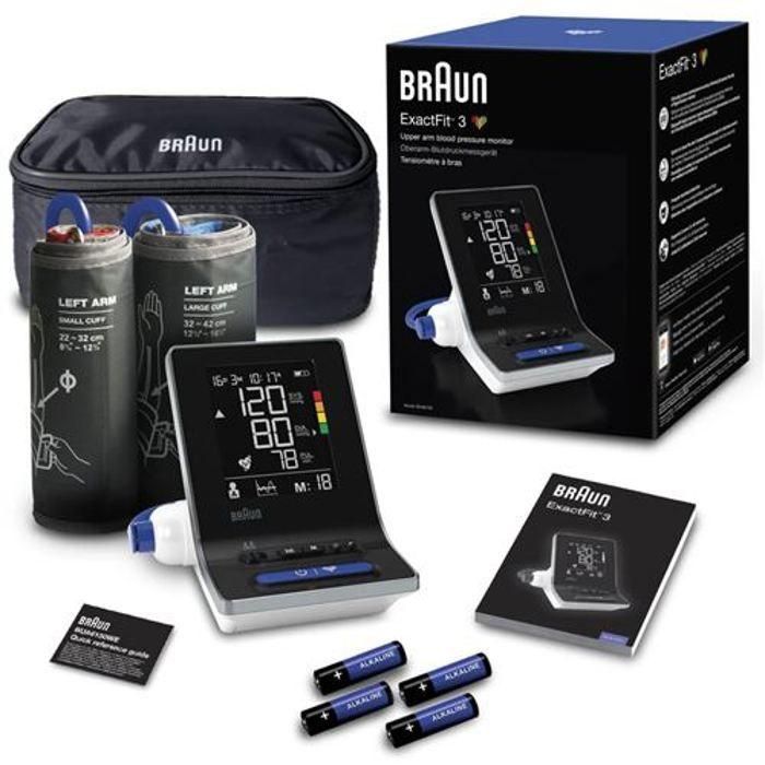 Tensiómetro de brazo - BRAUN - BUA6150WE - Exactfit 3 1 Tensiómetro de brazo - BRAUN - BUA6150WE - Exactfit 3 1