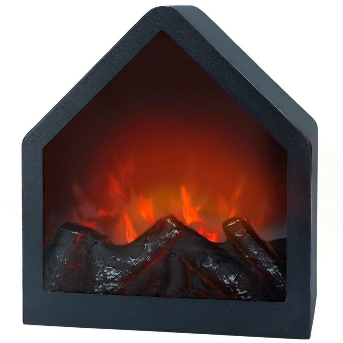 Chimenea Eléctrica Decorativa de Pared Ambients 20 x 23 x 14 cm (2 Unidades) 1