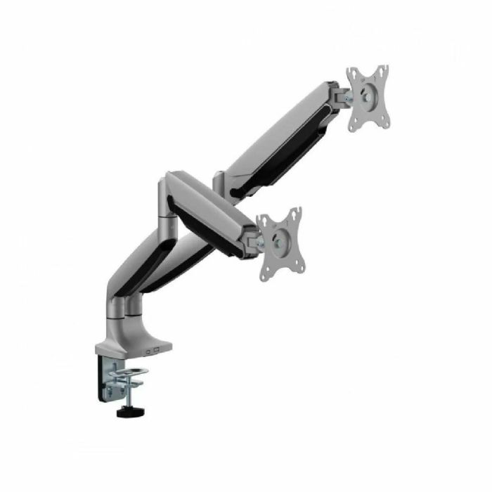 Ewent Soporte de Mesa para Monitor VESA Hasta 35 Pulgadas y 15 kg, Ajuste Ergonómico, Brazos con Resorte Mecánico, Gestión de Cables 3