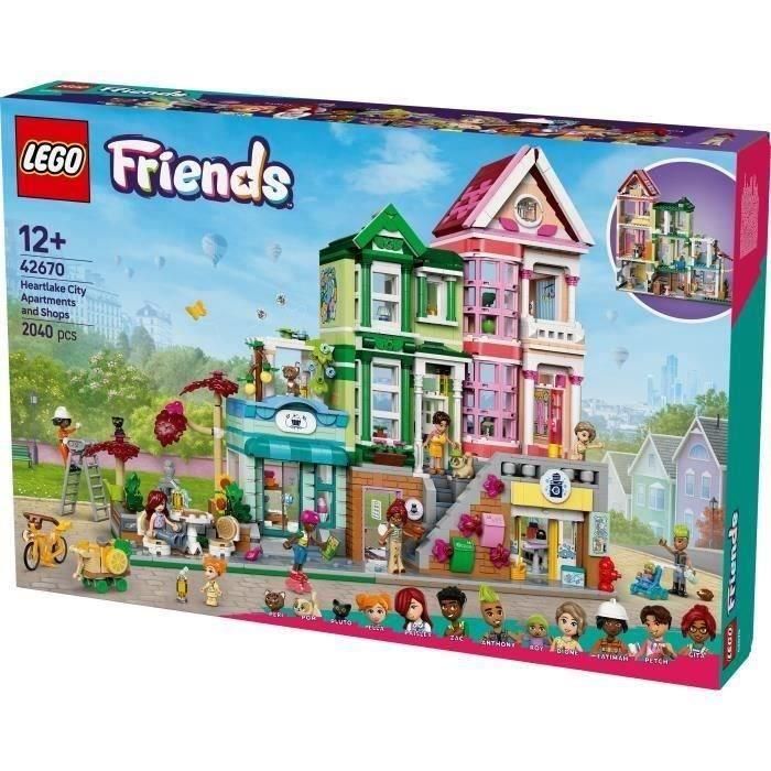 LEGO Friends 42670 Apartamentos y tiendas de Heartlake City Juego creativo para niñas 5 LEGO Friends 42670 Apartamentos y tiendas de Heartlake City Juego creativo para niñas 5
