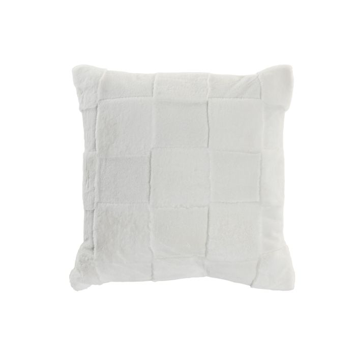 DKD Home Decor Cojín Urban Crudo de Poliéster 45x45 cm con Cierre Cremallera (Set de 2 Unidades)