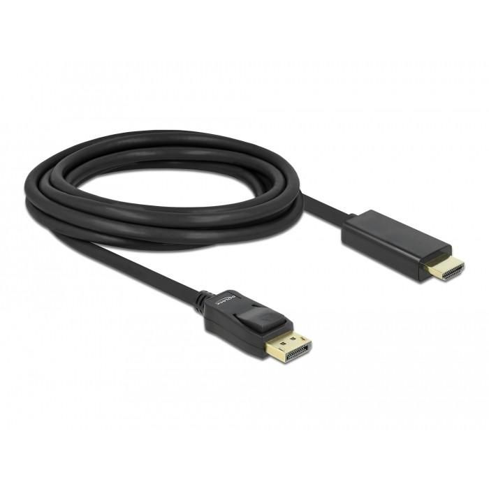 DELOCK Kabel Display Port-St > HDMI-St 3m 1 DELOCK Kabel Display Port-St > HDMI-St 3m 1