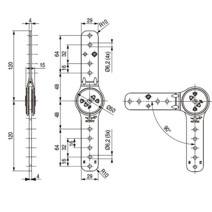 Hettich GR-7 Juego de Resorte Compás 90º-180º, con Mecanismo Antihilos y Posiciones de 9º, Montaje en Muebles de Madera y Metálicos 2 Hettich GR-7 Juego de Resorte Compás 90º-180º, con Mecanismo Antihilos y Posiciones de 9º, Montaje en Muebles de Madera y Metálicos 2