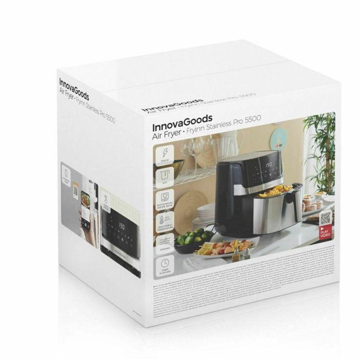 Pack Freidora de Aire y Cesta de Silicona Plegable InnovaGoods 6