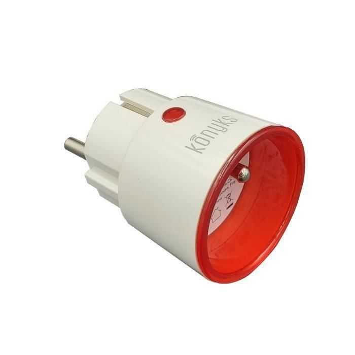 Toma conectada WiFi + BT 16A con contador de consumo - Konyks Priska Max 3 FR 2 Toma conectada WiFi + BT 16A con contador de consumo - Konyks Priska Max 3 FR 2
