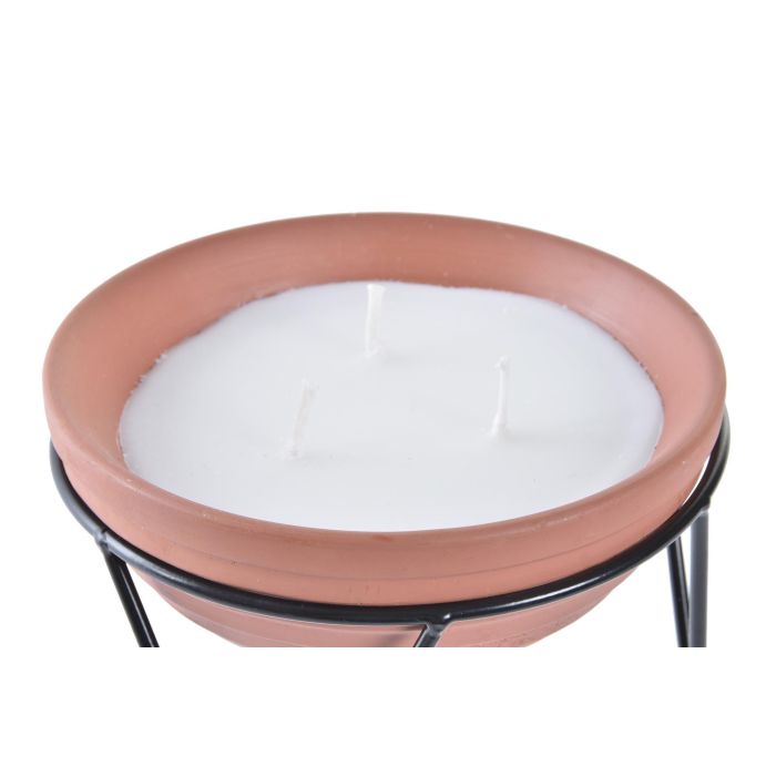 Vela Terraza Y Jardin DKD Home Decor Terracota Blanco 15 x 9.5 x 15 cm (6 Unidades) 2 Vela Terraza Y Jardin DKD Home Decor Terracota Blanco 15 x 9.5 x 15 cm (6 Unidades) 2