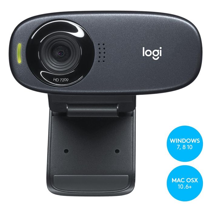 Logitech C310 Webcam HD 720p con Tecnología RightLight 2 para Vídeo Llamadas Claras 5