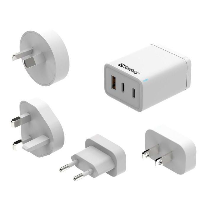 Sandberg 3in1 TravelCharger USB-C/A 65W 1 Sandberg 3in1 TravelCharger USB-C/A 65W 1