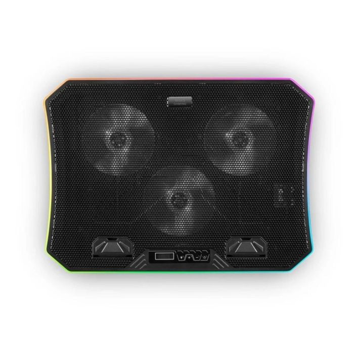 Mars Gaming Base Refrigeración Portátil 19" MNBC6 con 3 Ventiladores, Iluminación ARGB, Soporte para Móviles y 7 Posiciones 2 Mars Gaming Base Refrigeración Portátil 19" MNBC6 con 3 Ventiladores, Iluminación ARGB, Soporte para Móviles y 7 Posiciones 2