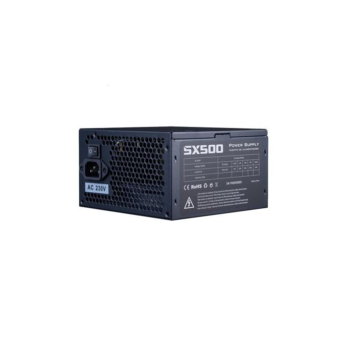 Fuente de Alimentación Hiditec SX 500 BULK/ 500W/ Ventilador 12cm/ Incluye cable de alimentación 1.5m Fuente de Alimentación Hiditec SX 500 BULK/ 500W/ Ventilador 12cm/ Incluye cable de alimentación 1.5m