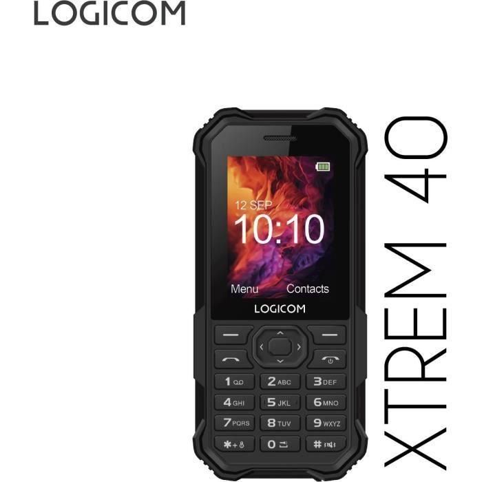 Logicom LOG1709848683850 Teléfono Móvil XTREM 40 Negro 4