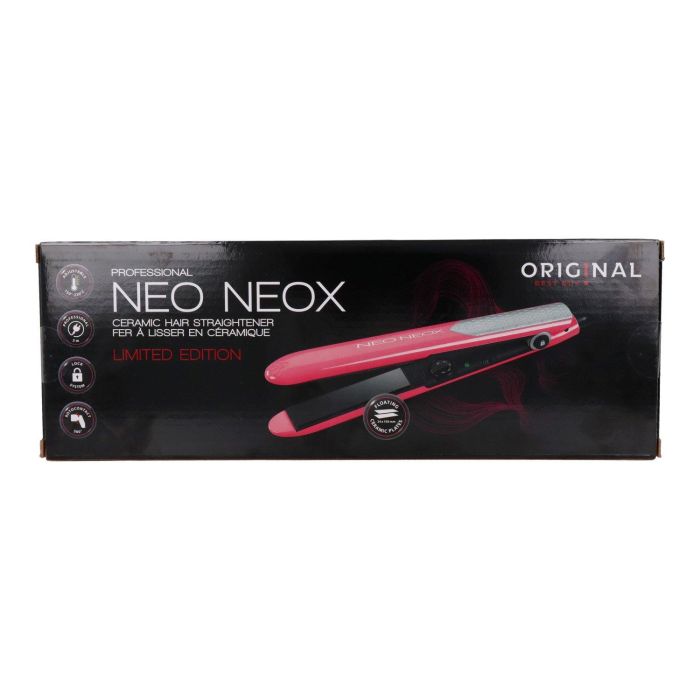 Sinelco Plancha Alisadora de Pelo Cerámica Rosa/Plata Fluo para Brillo Sinelco Plancha Alisadora de Pelo Cerámica Rosa/Plata Fluo para Brillo
