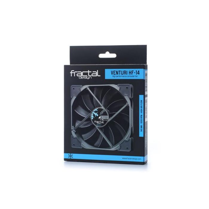 Fractal Design FD-FAN-VENT-HF14-BK Ventilador para Caja de PC de 14 cm Negro Gris