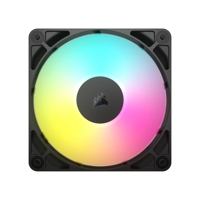 Corsair RS120 ARGB Ventilador para Caja PC - Pack Triple 120mm RGB (420-2100 RPM, PWM, 10-36 dB) - Negro 1