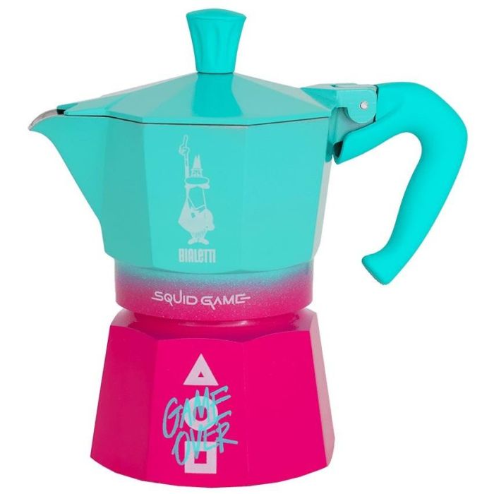 Bialetti Moka Express Edición Squid Game para 3 Tazas 1