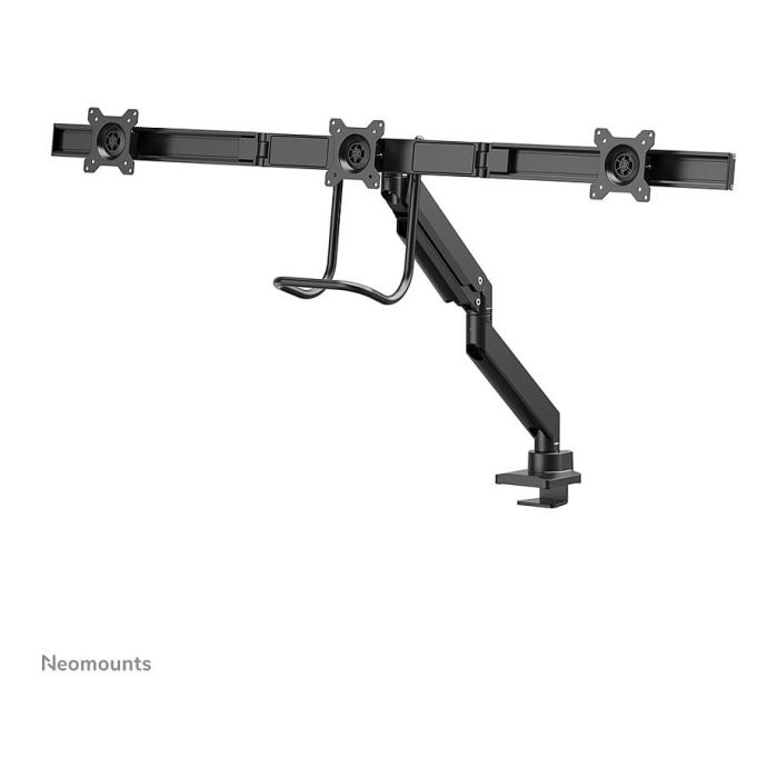 Neomounts NM-D775DX3BLACK Brazo para 3 Monitores de 17" a 27" con Resorte de Gas, Montaje de Escritorio, Negro 3