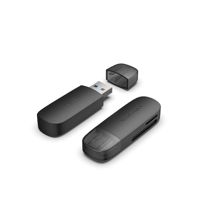 Lector de Tarjetas Externo Vention CLGB0 Negro 1 Lector de Tarjetas Externo Vention CLGB0 Negro 1