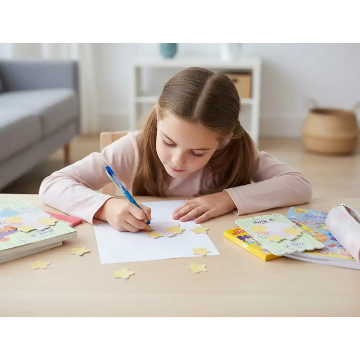 Imaginovo Bloc Notas Adhesivas 70x70 mm Nubes Fantasía 20 Hojas 6