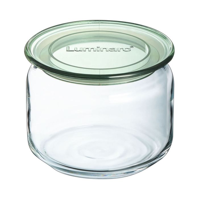 Tarro Luminarc Pure Jar Verde Vidrio 500 ml (6 Unidades) 1