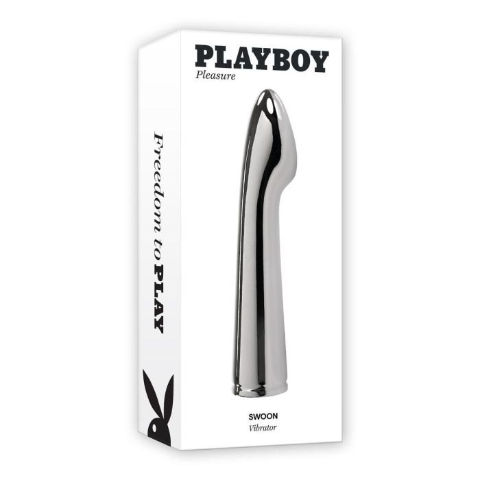 Vibrador Punto G Playboy Plateado 1