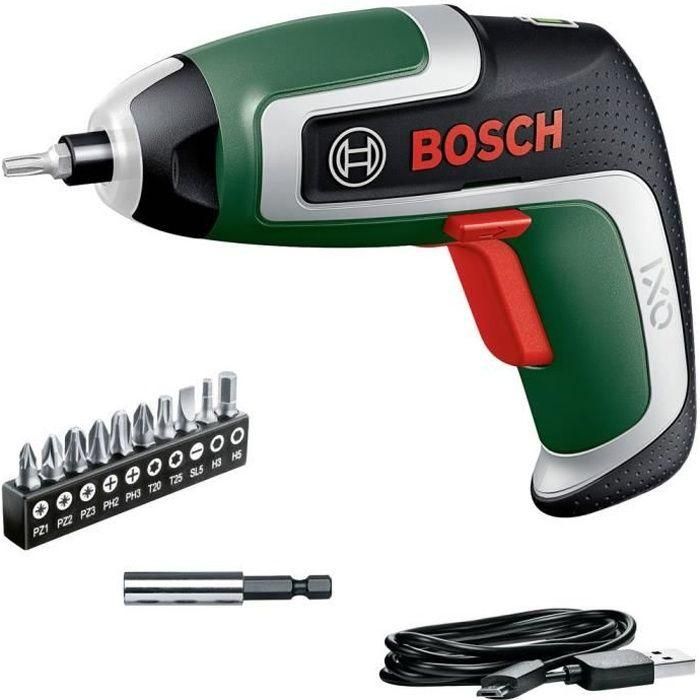Bosch AUC4053423234589 Atornillador inalámbrico IXO 7 con 10 puntas y caja de almacenamiento Bosch AUC4053423234589 Atornillador inalámbrico IXO 7 con 10 puntas y caja de almacenamiento