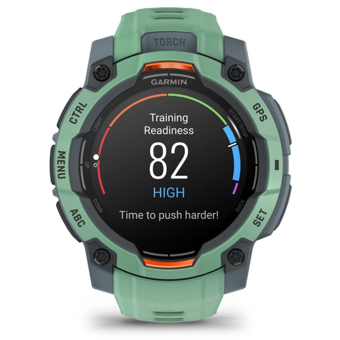 Garmin Instinct 3 Smartwatch AMOLED 1.2" (3,05 cm) 390x390 Píxeles 45mm con GPS y Pantalla Táctil Correa Silicona Verde 2