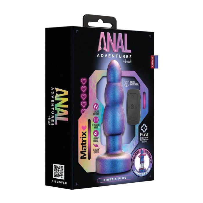 Plug Anal Blush Adventure Matrix Azul 1