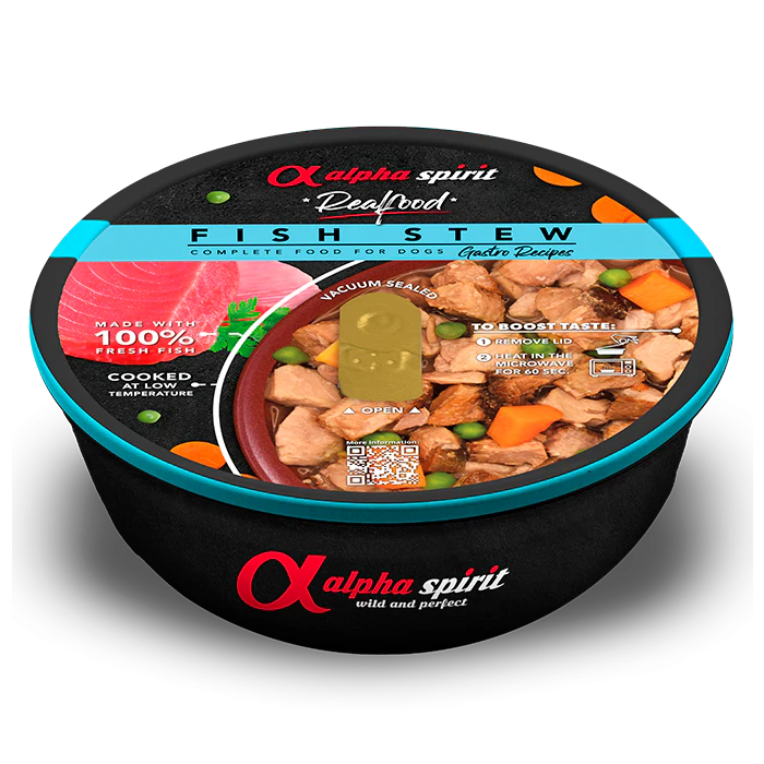 Alpha Spirit Spirt Canine Realfood Estofado Atun 9x280 gr