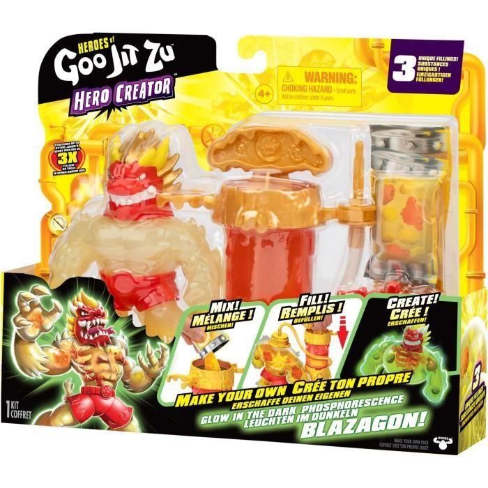 Heroes Of Goo Jit Zu HER0630996429938 Figura HÉROES DE GOO JIT ZU Creador de rayos X Blazagon 11 cm 4