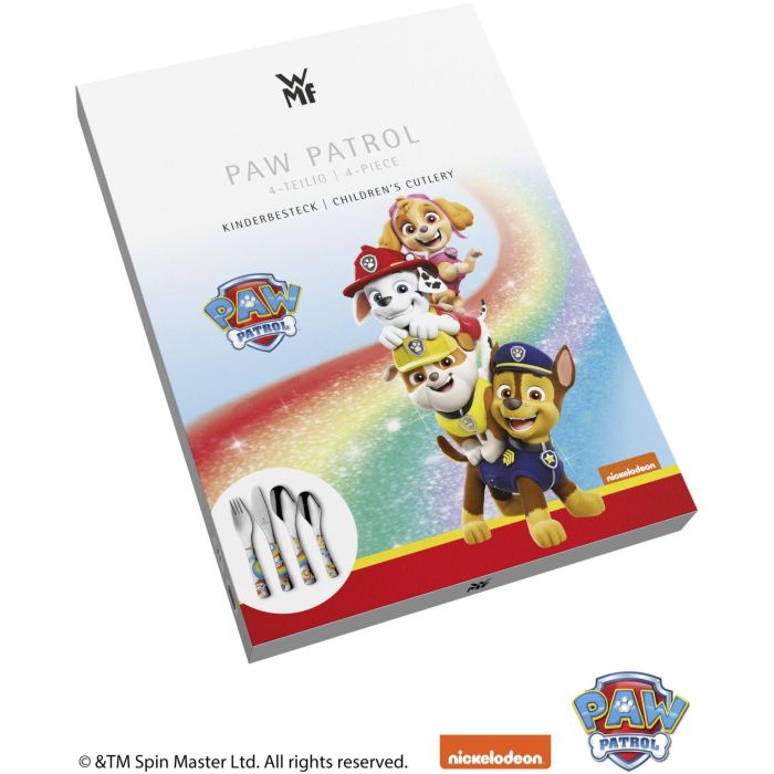 WMF 1288086040 Paw Patrol Kinderbesteck Set 4-teilig 7