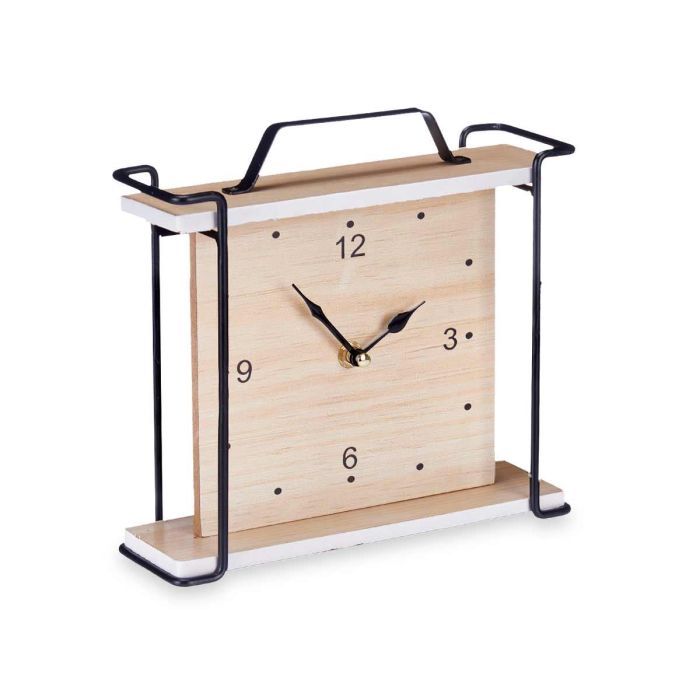 Reloj Sobremesa Cuadrado Asa Giftdecor 23X21CM (6 Unidades) 1 Reloj Sobremesa Cuadrado Asa Giftdecor 23X21CM (6 Unidades) 1