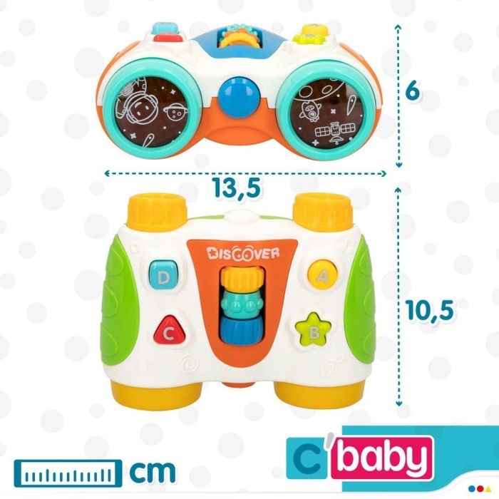 Juguete Interactivo para Bebés Colorbaby Prismáticos 13,5 x 6 x 10,5 cm (6 Unidades) 1 Juguete Interactivo para Bebés Colorbaby Prismáticos 13,5 x 6 x 10,5 cm (6 Unidades) 1
