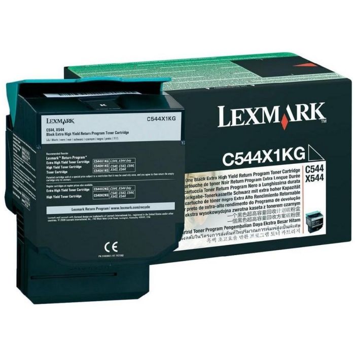 Lexmark C544X1KG Tóner Negro 6.000 Páginas para Impresoras C544 y X544, Original