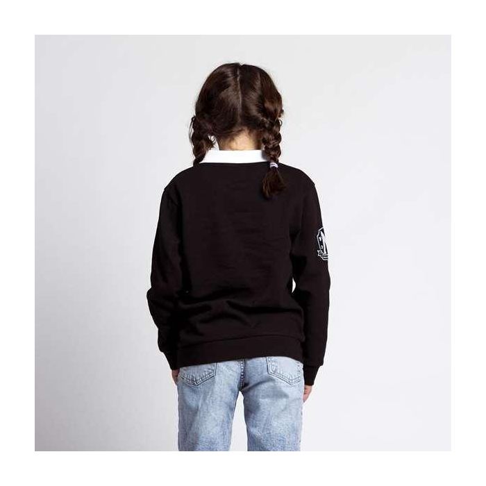 Sudadera sin Capucha Niño Wednesday Gris oscuro 10 Años 4 Sudadera sin Capucha Niño Wednesday Gris oscuro 10 Años 4