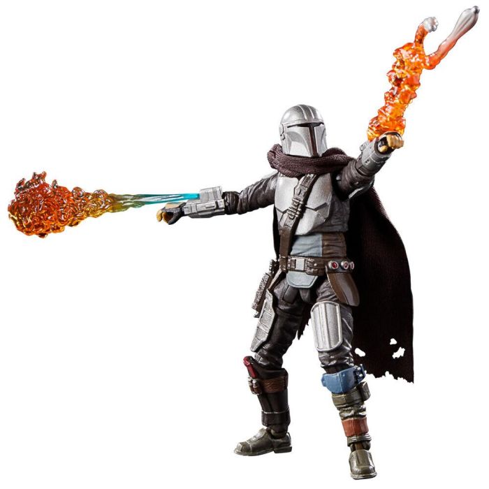 Hasbro Star Wars The Mandalorian Figura - Mandaloriano, Grogu, Moff Gideon y Dark Trooper, Colección Vintage 2