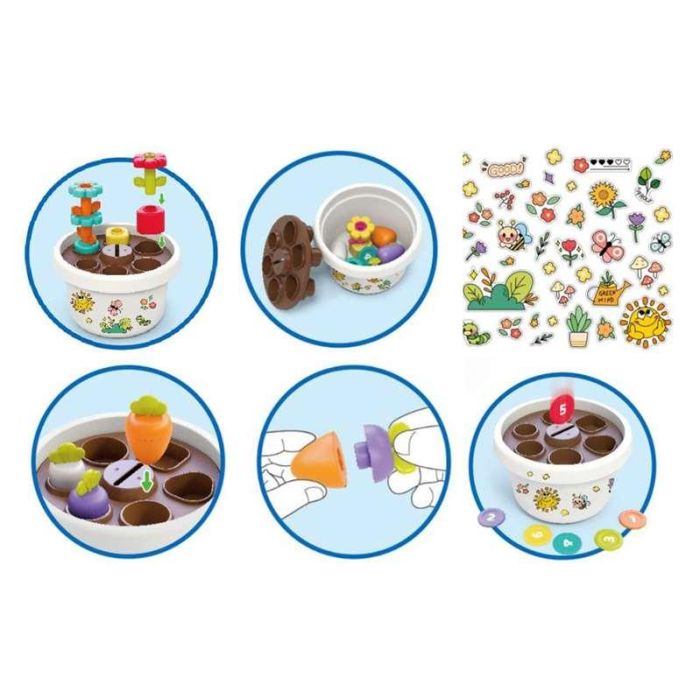 Juego maceta puzzle-imanes-monedas caja 18x18x12 cm 2 Juego maceta puzzle-imanes-monedas caja 18x18x12 cm 2