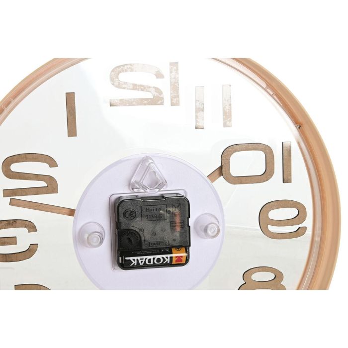 Reloj Pared Scandi DKD Home Decor Natural Marron 4.7 x 30 x 30 cm (2 Unidades) 1 Reloj Pared Scandi DKD Home Decor Natural Marron 4.7 x 30 x 30 cm (2 Unidades) 1