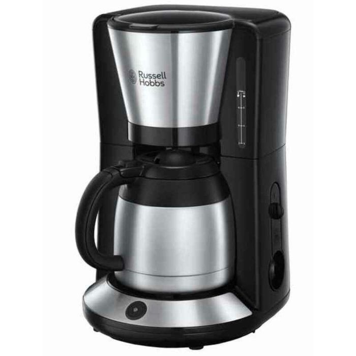 Russell Hobbs 24020-56 Cafetera de filtro isotérmica 12 Tazas, 1000 W, Tecnología WhirlTech para máximo aroma y sabor, Acero cepillado