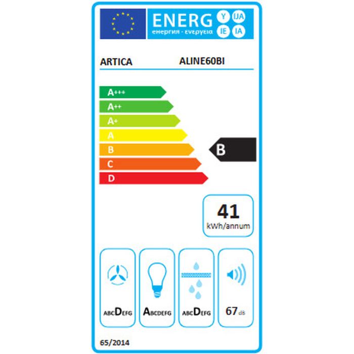 Campana Convencional Artica ALINE60BI Acero 1
